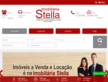 Tablet Screenshot of imobiliariastella.com.br